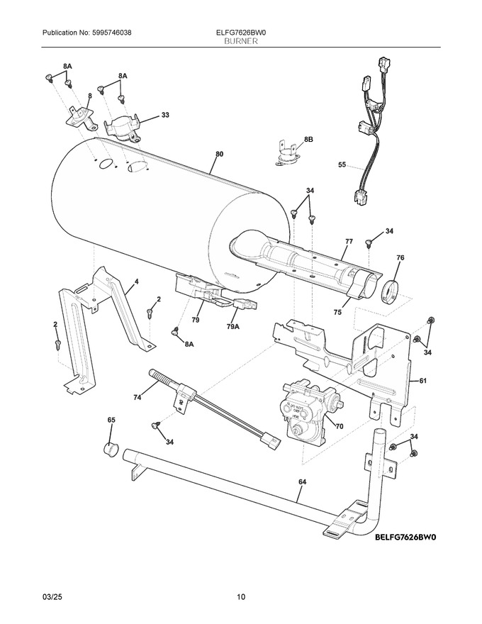 Diagram for ELFG7626BW0