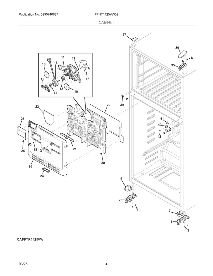 Diagram for FFHT1425VW02