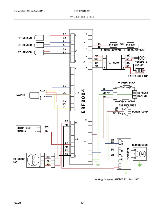 Diagram for FRFG1813AV