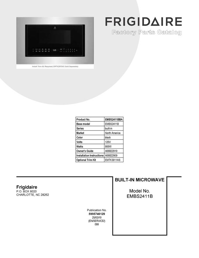Diagram for EMBS2411BBA