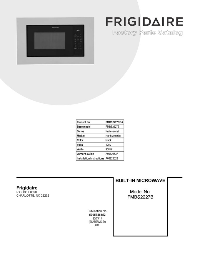 Diagram for FMBS2227BBA