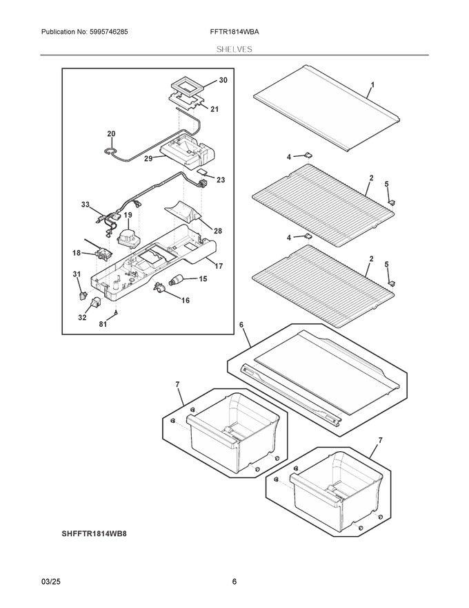 Diagram for FFTR1814WBA