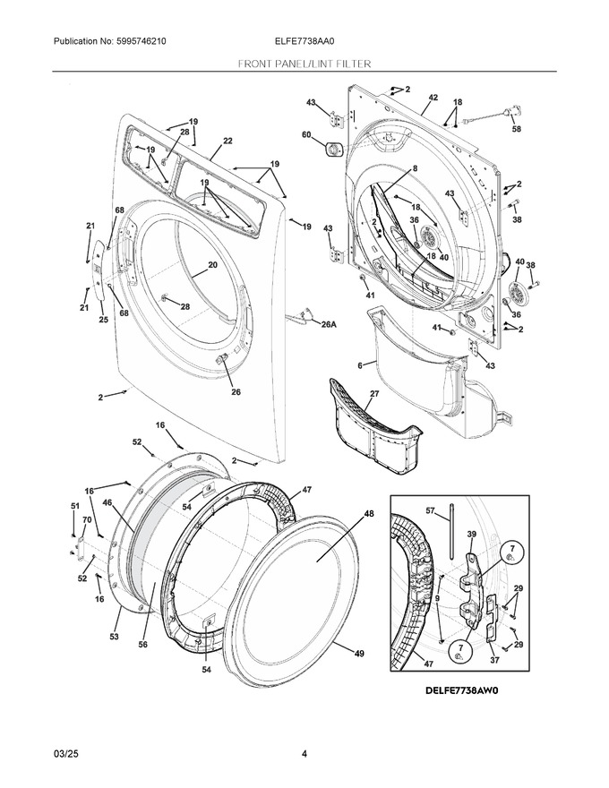 Diagram for ELFE7738AA0