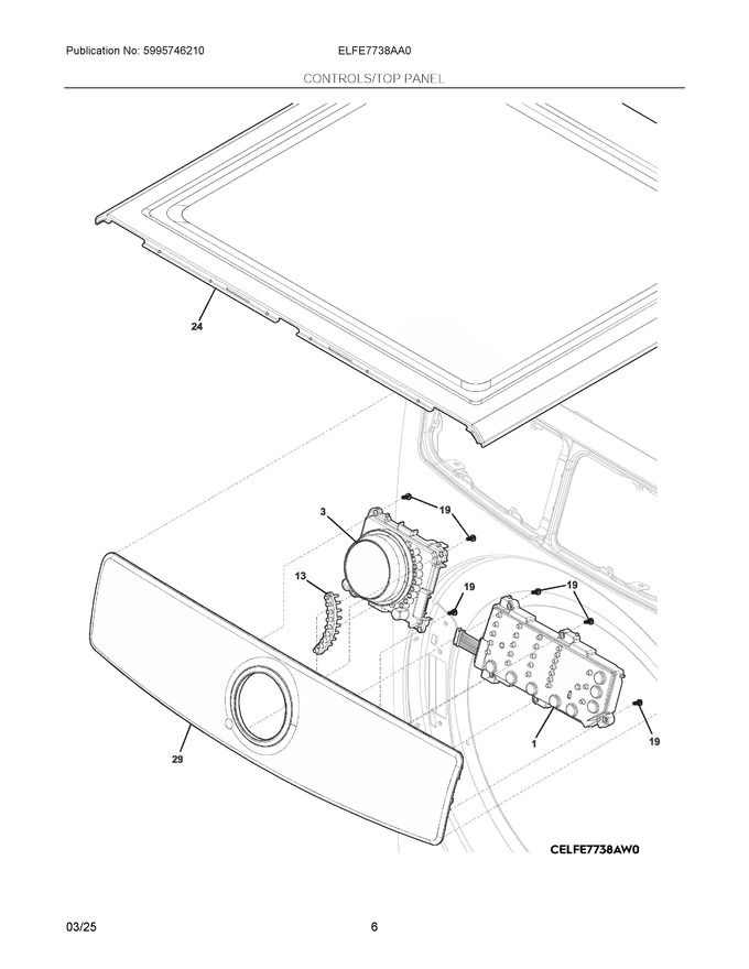 Diagram for ELFE7738AA0
