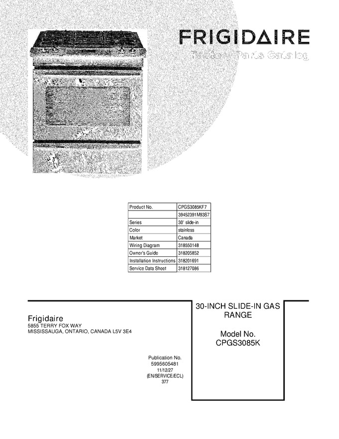 Diagram for CPGS3085KF7