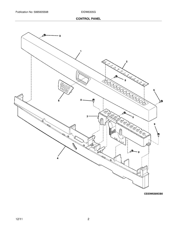 Diagram for EIDW6305GB2B