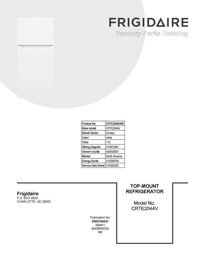 Diagram for CRTE2044VW0