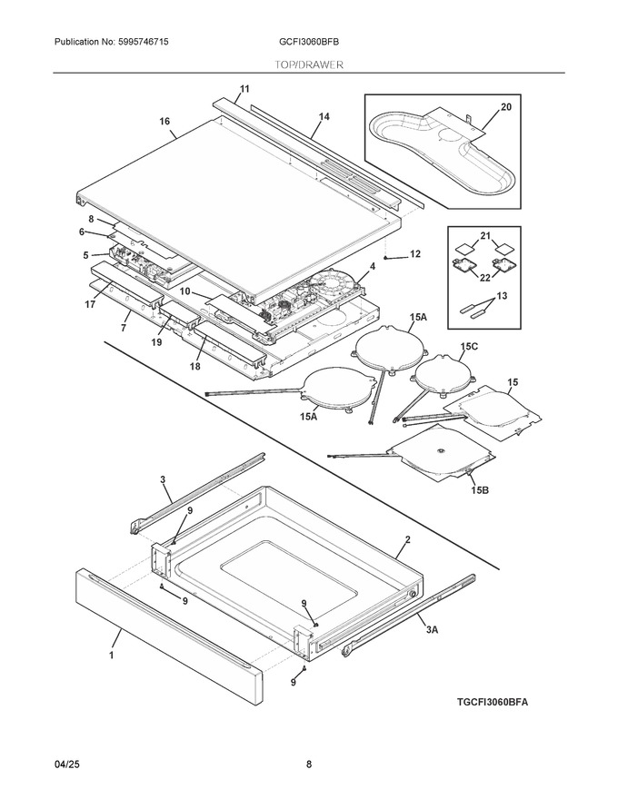 Diagram for GCFI3060BFB