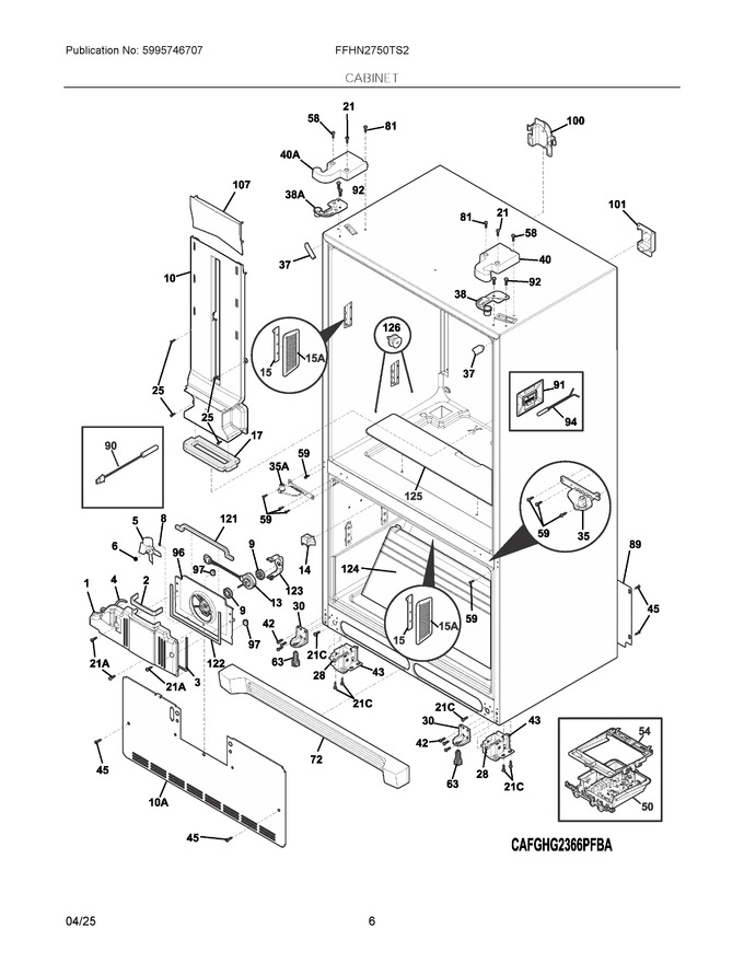 Diagram for FFHN2750TS2