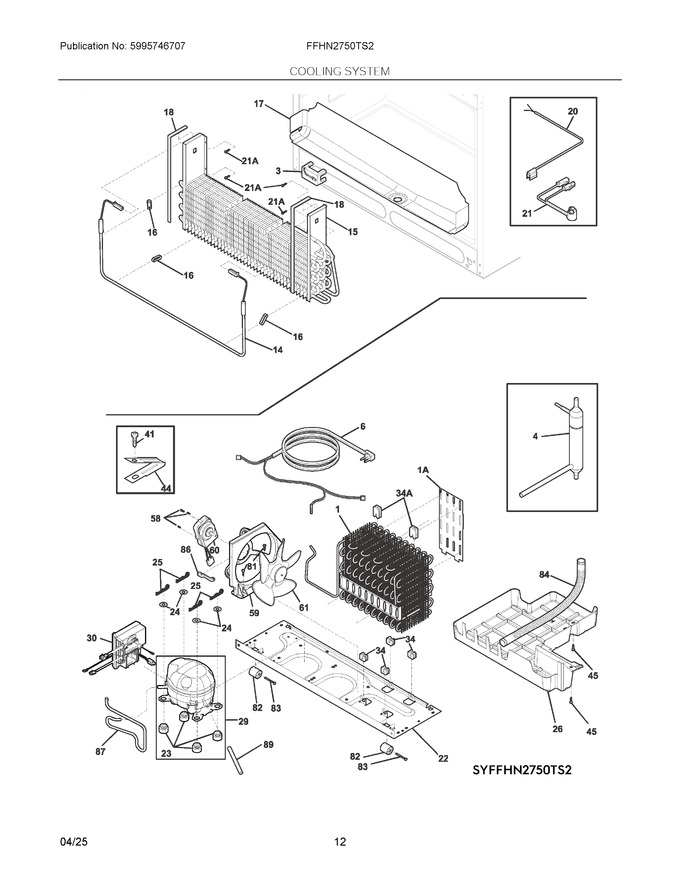 Diagram for FFHN2750TS2
