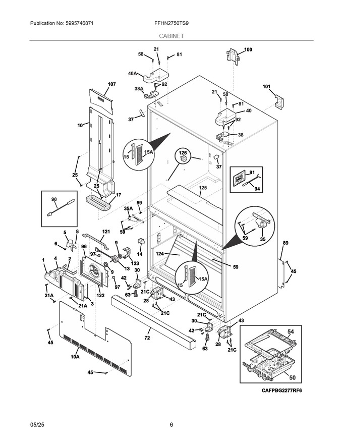Diagram for FFHN2750TS9