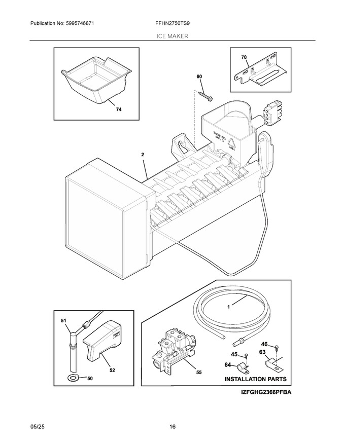 Diagram for FFHN2750TS9