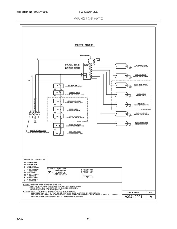 Diagram for FCRG3051BSE