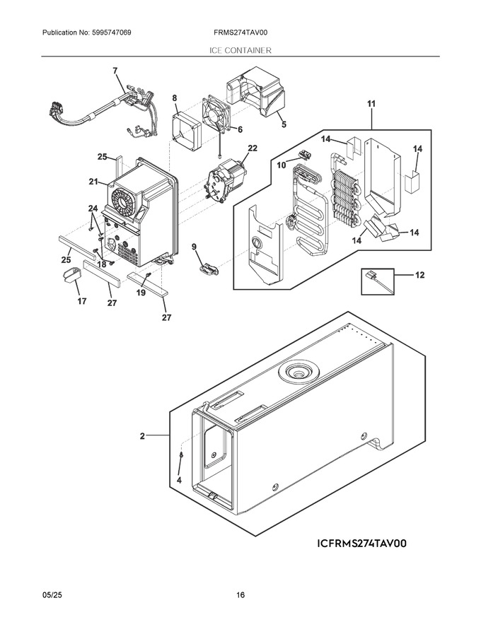 Diagram for FRMS274TAV00