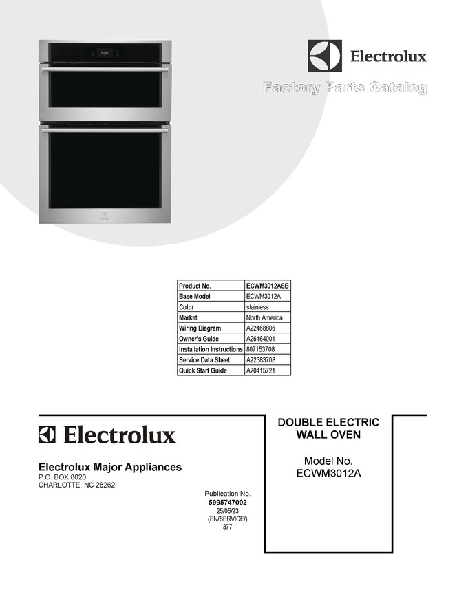 Diagram for ECWM3012ASB