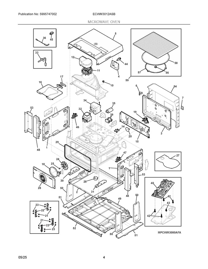 Diagram for ECWM3012ASB