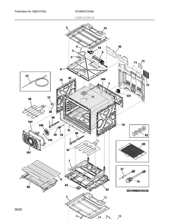 Diagram for ECWM3012ASB