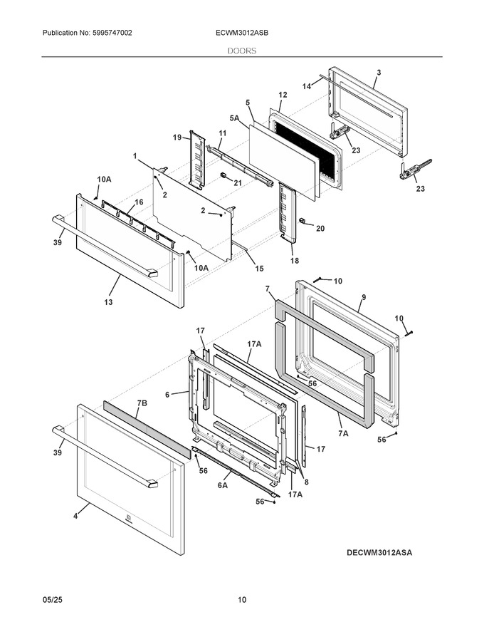 Diagram for ECWM3012ASB