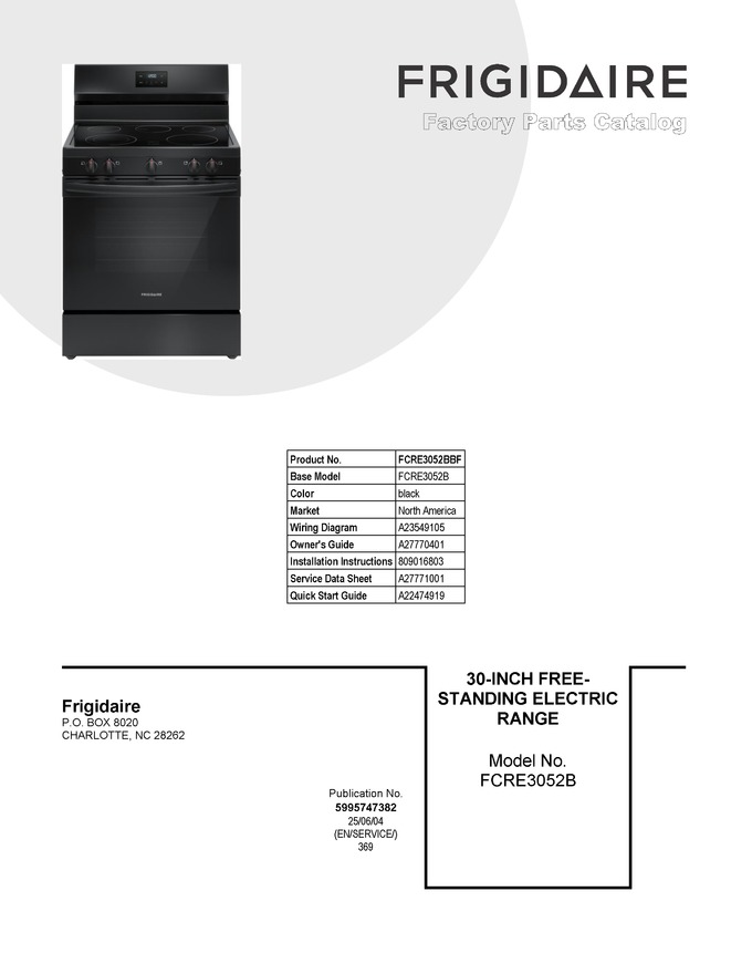 Diagram for FCRE3052BBF