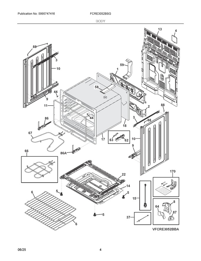 Diagram for FCRE3052BSG