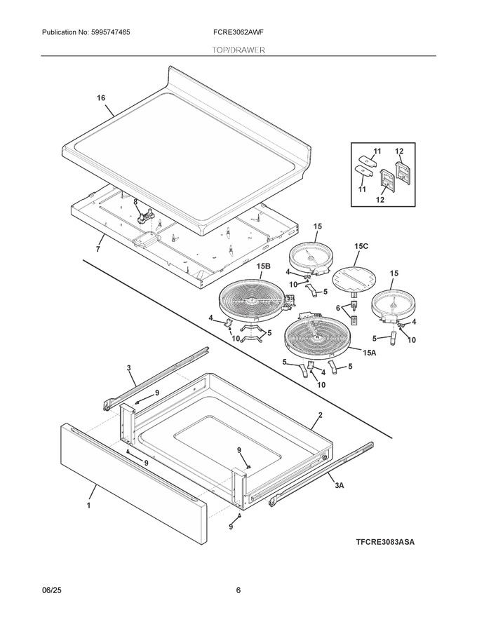 Diagram for FCRE3062AWF