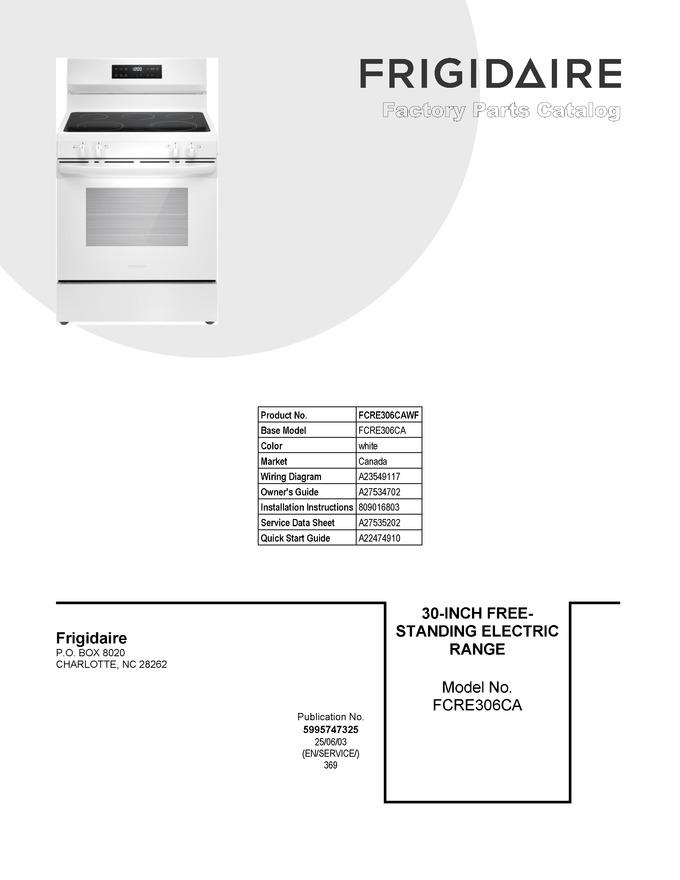 Diagram for FCRE306CAWF