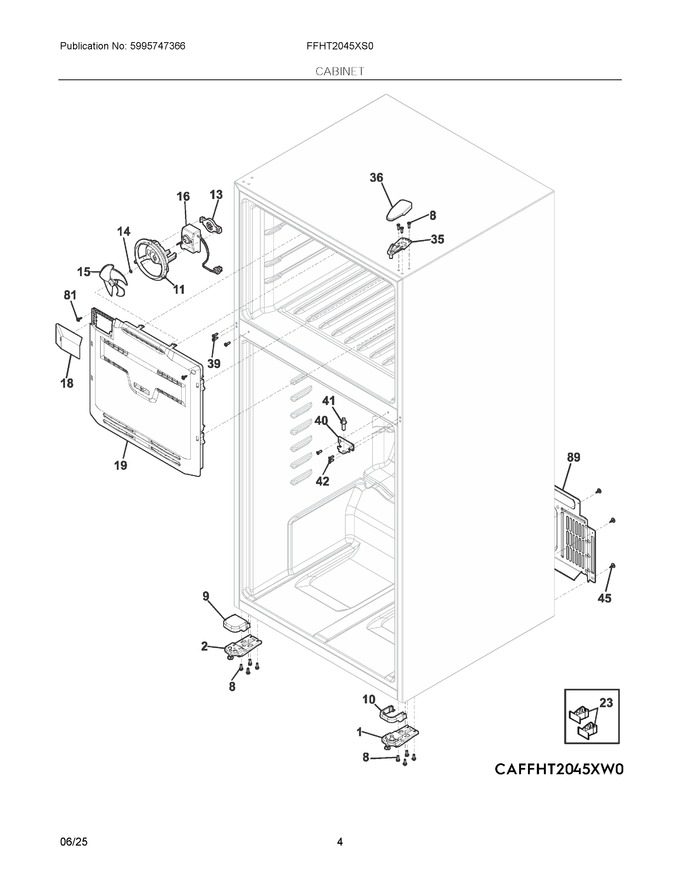 Diagram for FFHT2045XS0