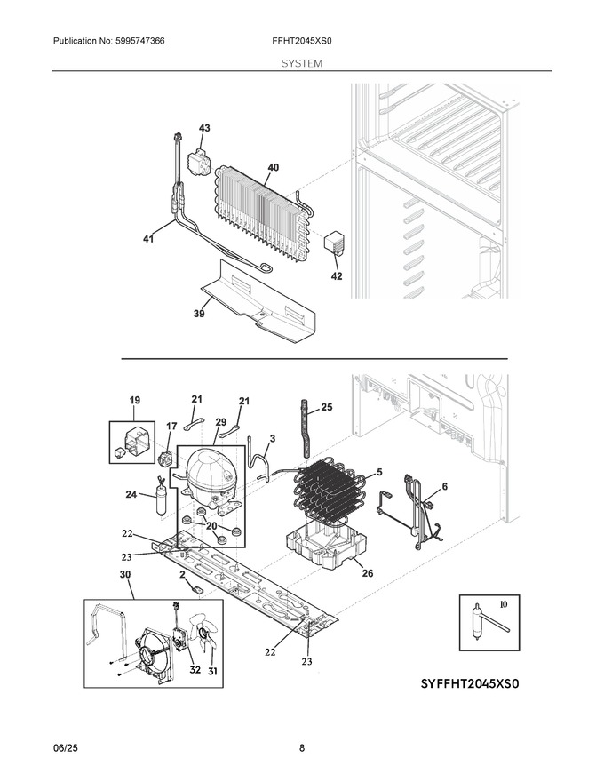 Diagram for FFHT2045XS0