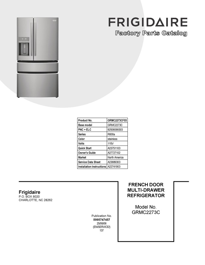 Diagram for GRMC2273CF03