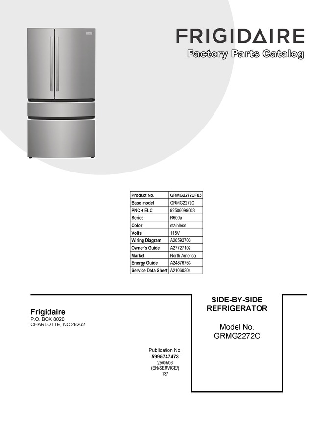 Diagram for GRMG2272CF03