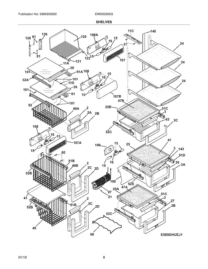 Diagram for EW26SS65GS1