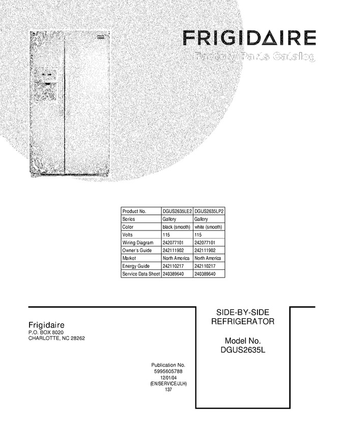 Diagram for DGUS2635LE2