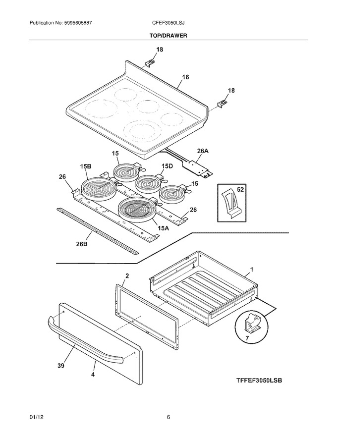Diagram for CFEF3050LSJ