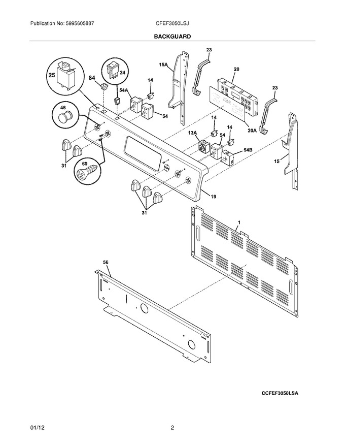 Diagram for CFEF3050LSJ