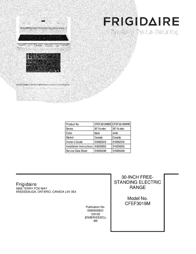 Diagram for CFEF3019MBB