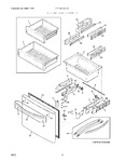 Diagram for 02 - Freezer Drawer, Baskets