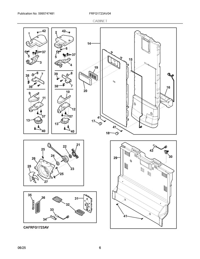 Diagram for FRFG1723AV04
