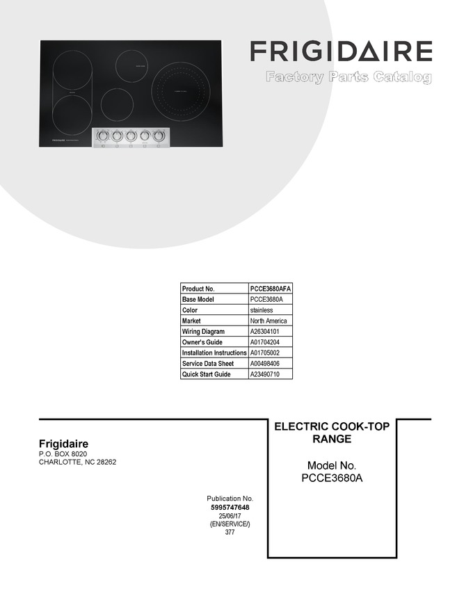 Diagram for PCCE3680AFA