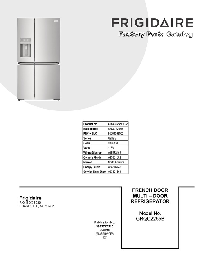 Diagram for GRQC2255BF02