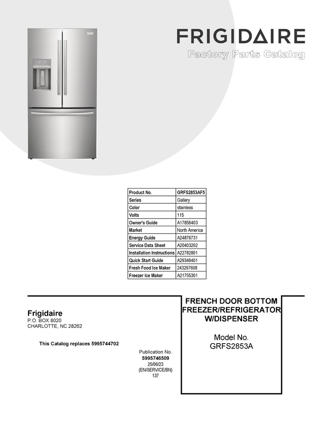 Diagram for GRFS2853AF5