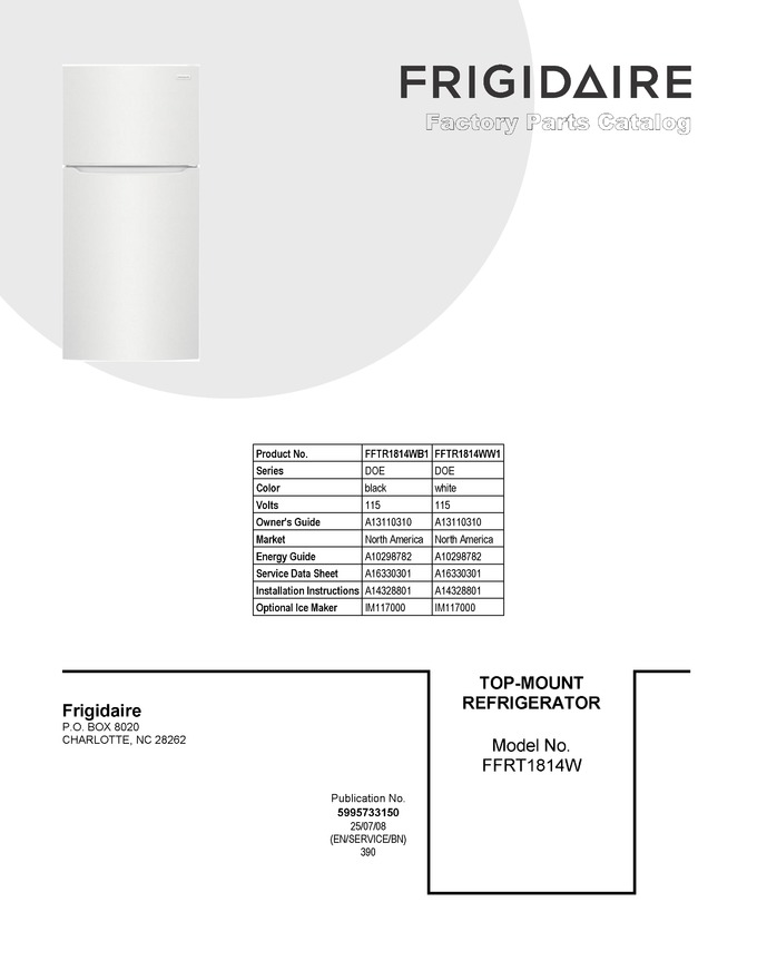 Diagram for FFTR1814WB1