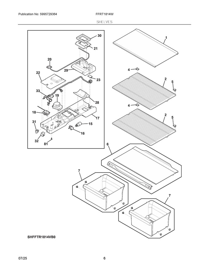 Diagram for FFTR1814WW0