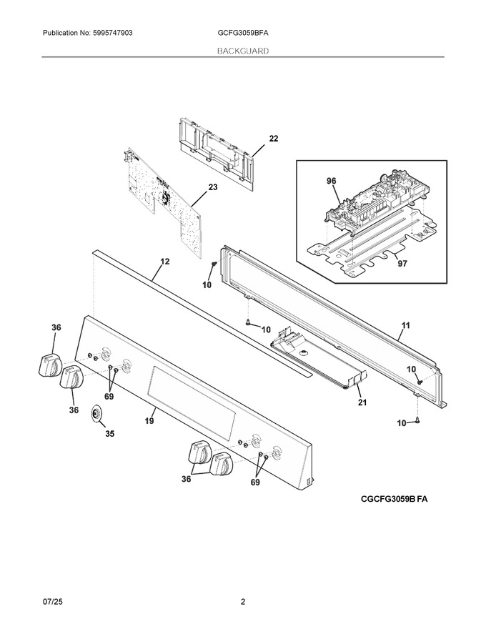 Diagram for GCFG3059BFA
