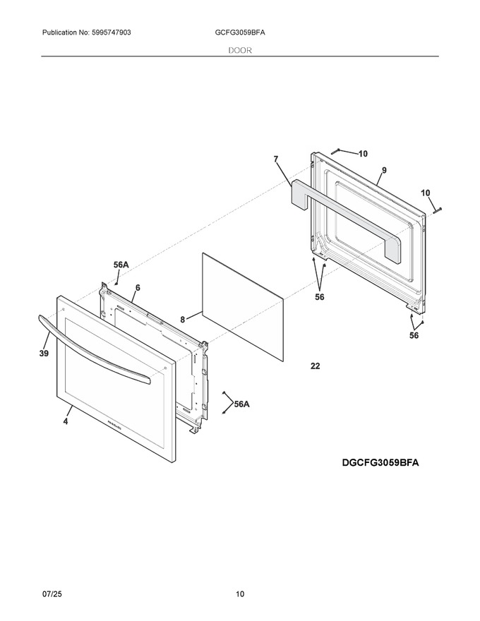 Diagram for GCFG3059BFA