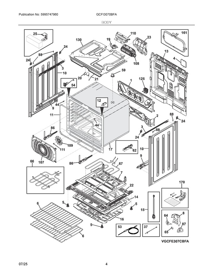 Diagram for GCFI3070BFA