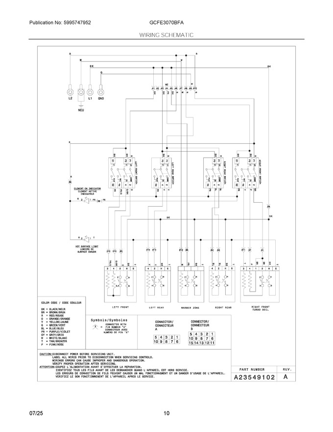 Diagram for GCFE3070BFA