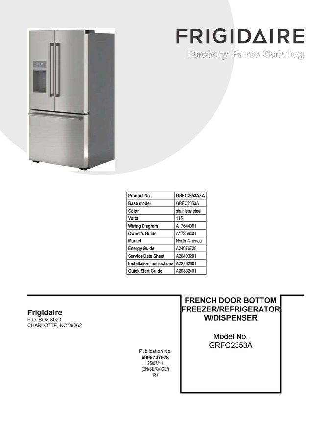 Diagram for GRFC2353AXA