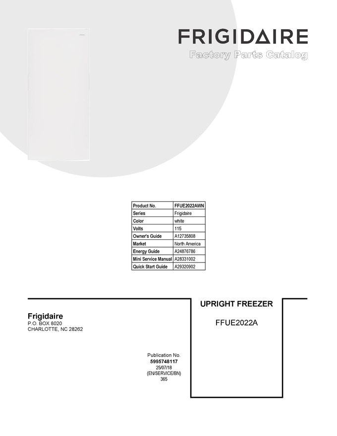 Diagram for FFUE2022AWN