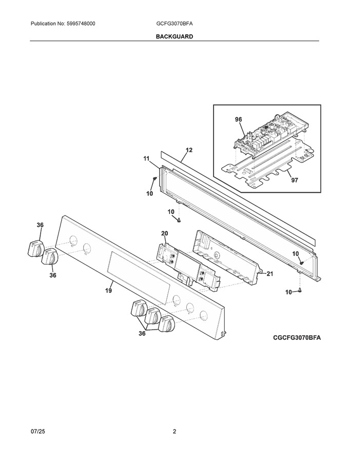 Diagram for GCFG3070BFA