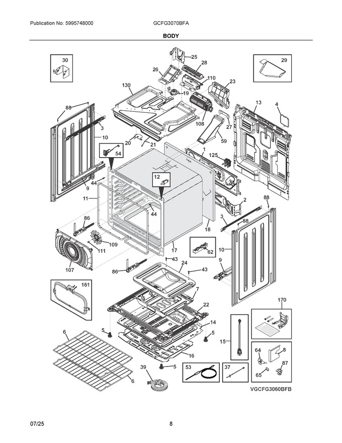 Diagram for GCFG3070BFA